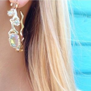 RARE Kendra Scott Kristin Gold Hoop